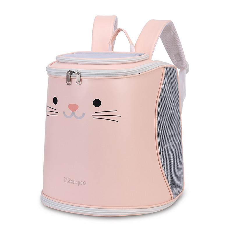 HKM-5714621 Foldable Large Capacity Cat and Dog Bag with Contrast Color Design