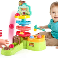 HKM-571475 4-in-1 Educational Ball Drop Game Set for Infants and Toddlers, Score-Based Fun