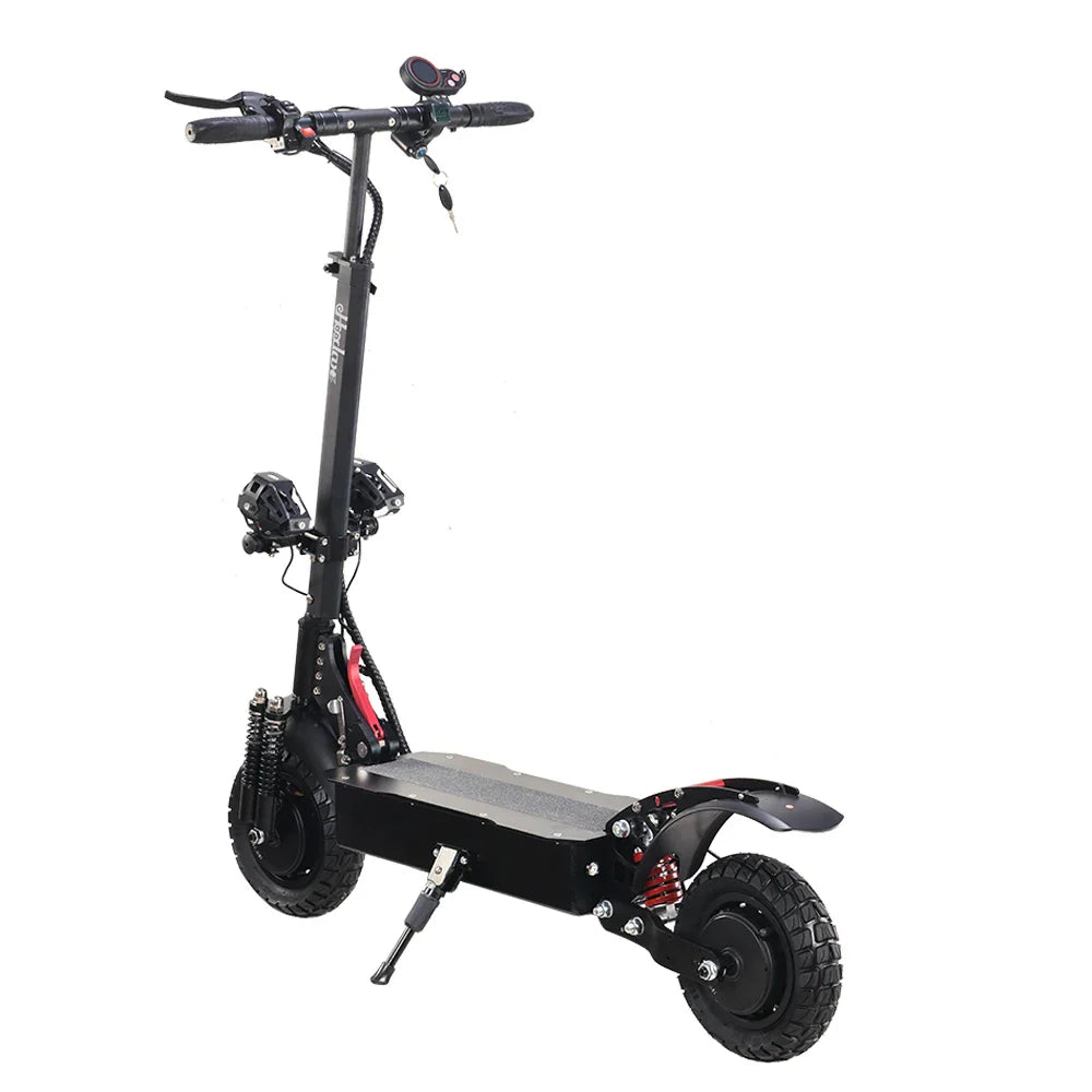 HKM-571539 High-Power Electric Scooter with 2400W Motor, 52V Battery, 50 Km/h Max Speed, 10-Inch Tires, Foldable Design, 150kg Load Capacity