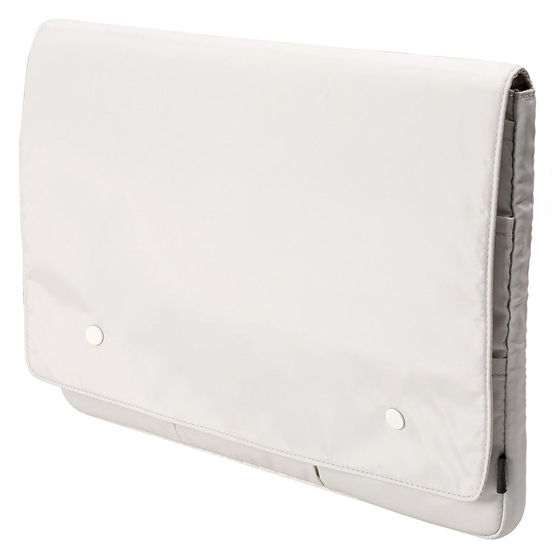 HKM-571539 Simple Laptop Bag with Protective Zipper Pocket for Men