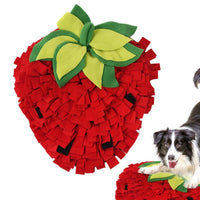 HKM-5715645 Interactive Sniffing Mat for Dogs, Cats, Rabbits - Slow Feeder with Fun Hiding Spots