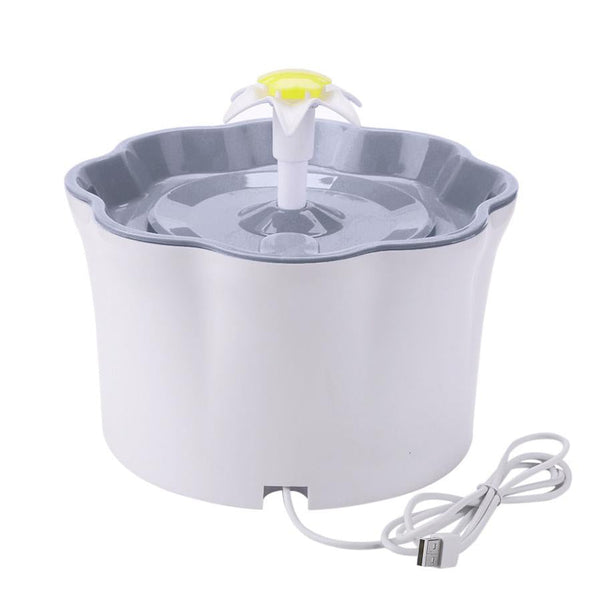 HKM-571667 Pet Drinking Water Dispenser with 2.6L Capacity and Multi-Stage Filtration System