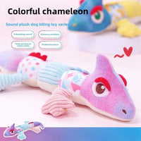 HKM-5717821 Plush Tooth-Grinding Dog Toy Bear for Boredom Relief and Entertainment