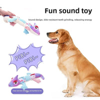 HKM-5717821 Plush Tooth-Grinding Dog Toy Bear for Boredom Relief and Entertainment