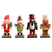 HKM-571795 Wooden Puppet Desktop Ornament for Christmas Decoration