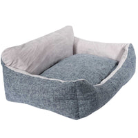HKM-5718205 Cozy Soft Cloth Pet Kennel Mat for Small and Medium Pets - Light and Dark Gray Options