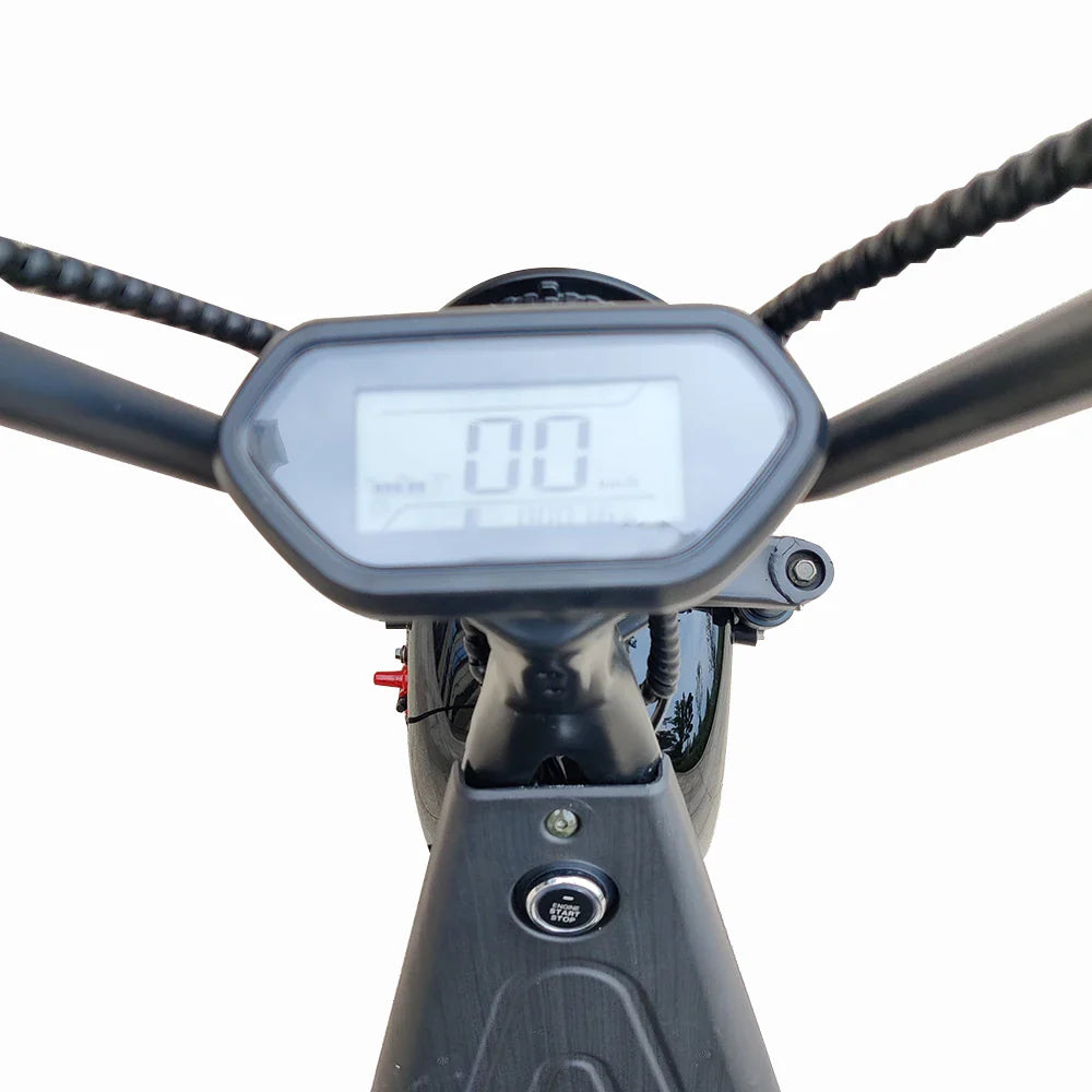 HKM-571859 3000W Electric Scooter for Adults, 60V 20Ah, Off-Road Fat Tire Design, Max Speed 65km/h, Unisex