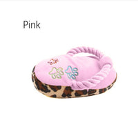 HKM-5718973 Plush Dog Slippers Toy – Sounding Pet Plaything in Blue, Pink, and Yellow