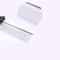 HKM-5719741 Stainless Steel Hair Comb - 17CM Length for Effortless Styling