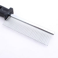 HKM-5719741 Stainless Steel Hair Comb - 17CM Length for Effortless Styling