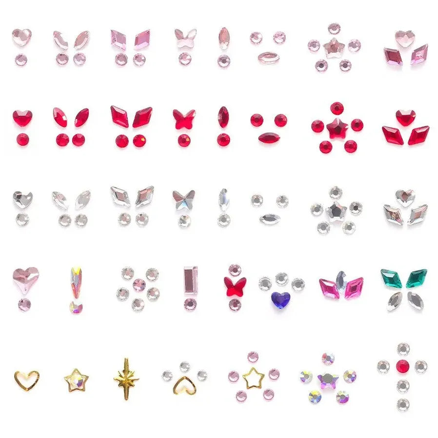 HKM-571987 Sparkling Tooth Rhinestones and Crystal Tooth Gems for Dazzling Smile Enhancement
