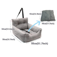 HKM-5720381 Co-Driving Pet Bed and Doghouse for Comfortable Travel and Relaxation