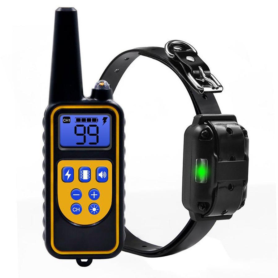 HKM-572051 Remote Control Dog Training Collar - Adjustable Plastic with Bark Stopper, Multi-Color Options