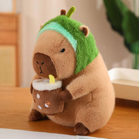 HKM-572115 Capybara Plush Toys in Various Designs: Dinosaur, Unicorn, Avocado, and Rabbit Styles