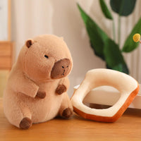 HKM-572115 Capybara Plush Toys in Various Designs: Dinosaur, Unicorn, Avocado, and Rabbit Styles