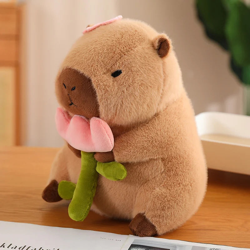 HKM-572115 Capybara Plush Toys in Various Designs: Dinosaur, Unicorn, Avocado, and Rabbit Styles