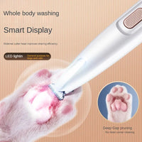 HKM-5721917 LED Light Waterproof Electric Pet Paw Trimmer with Safety Features and Rechargeable Battery
