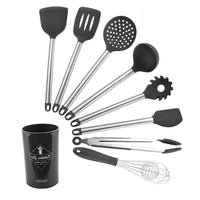 HKM-572371 Stainless Steel 6-Piece Kitchen Utensil Set for Cooking and Food Preparation