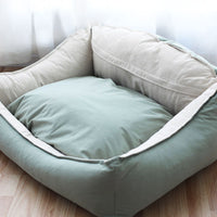 HKM-5723965 Versatile Removable Washable Pet Mat for Small to Extra Large Dogs - Suede and Linen Design