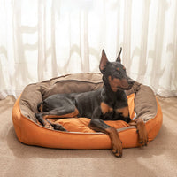 HKM-5723965 Versatile Removable Washable Pet Mat for Small to Extra Large Dogs - Suede and Linen Design