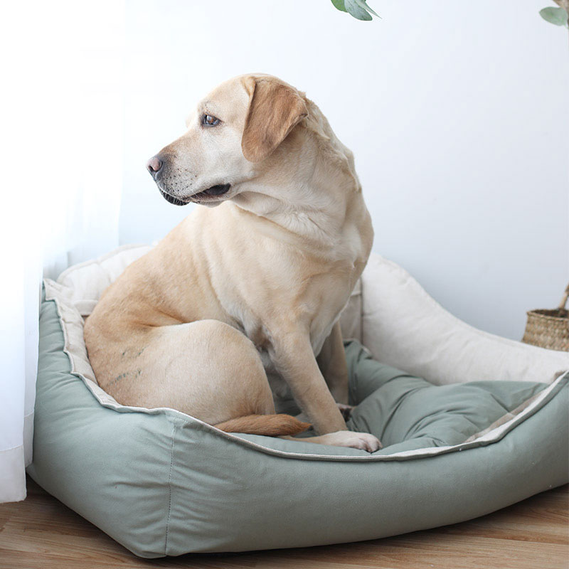 HKM-5723965 Versatile Removable Washable Pet Mat for Small to Extra Large Dogs - Suede and Linen Design