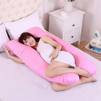 HKM-572435 Pregnancy and Maternity Body Pillow with Removable Cotton Cover, Rectangular Design, 80-140 cm, Soft 7D Cotton Filling