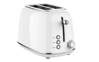HKM-572563 Extra Wide Slot 2-Slice Toaster with Reheat, Defrost, Cancel Functions and 6 Browning Settings, Retro Design