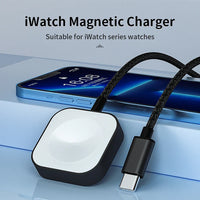 HKM-572563 Magnetic Wireless Quick Charger for Apple Watch Series with Type C Cable
