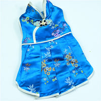 HKM-5726269 Elegant Brocade Dress for Female Pets - Spring, Summer & Autumn Style