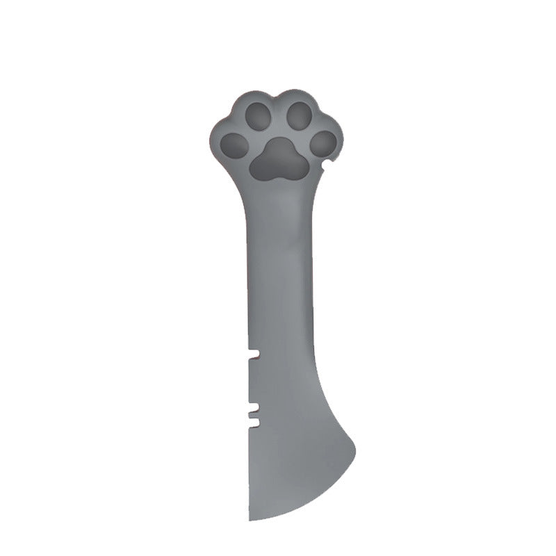 HKM-5727165 Multifunctional Pet Food Spoon and Can Opener for Cats and Dogs, Silicone Scoop and Lid Set