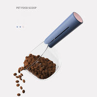 HKM-5727677 Transparent Pet Food Spoon with Measuring Scale for Cats and Dogs, Ideal for Accurate Feeding Measurement