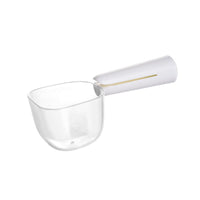 HKM-5727677 Transparent Pet Food Spoon with Measuring Scale for Cats and Dogs, Ideal for Accurate Feeding Measurement