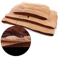 HKM-5727933 Removable and Washable Square Lamb Velvet Pet Kennel Mat for Large Dogs