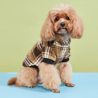 HKM-5728445 Cozy Plaid Hoodie for Pets in Various Colors and Sizes