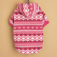 HKM-5728445 Cozy Plaid Hoodie for Pets in Various Colors and Sizes