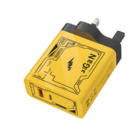 HKM-572883 25W Fast Charge Yellow USB Charger with Common Interface - Compatible with QC30 PD25W Devices