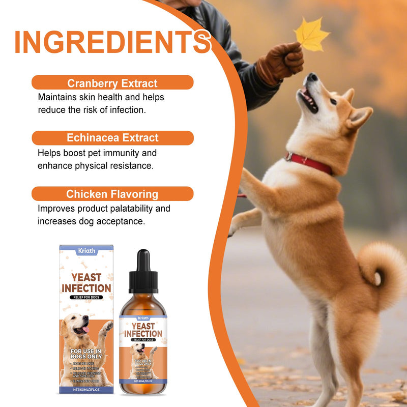 HKM-5729725 Immune Support Herbal Drops for Dogs with Cranberry, Echinacea, and Chicken Essence