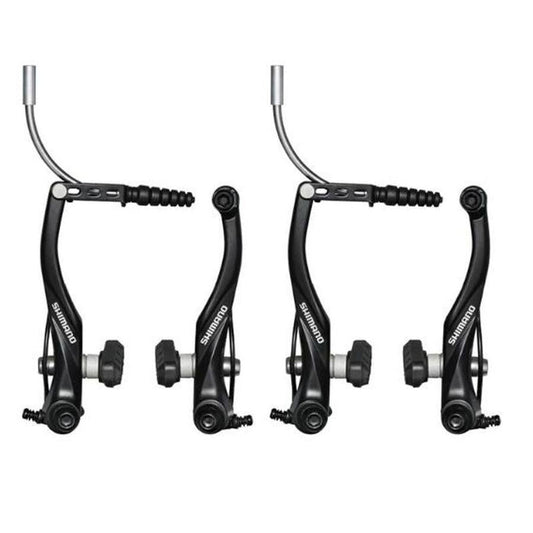 HKM-573011 Folding Mountain Bike Flat Handlebar Brakes for Enhanced Stopping Power