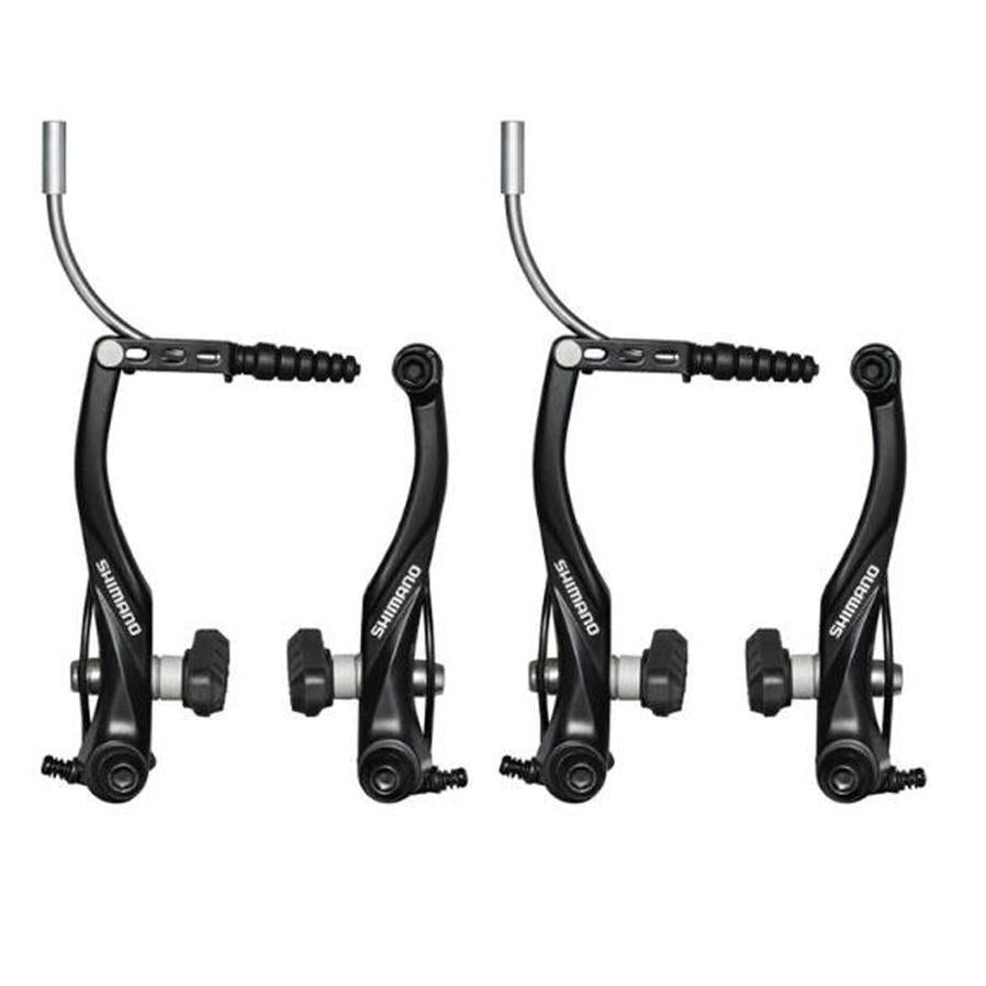 HKM-573011 Folding Mountain Bike Flat Handlebar Brakes for Enhanced Stopping Power