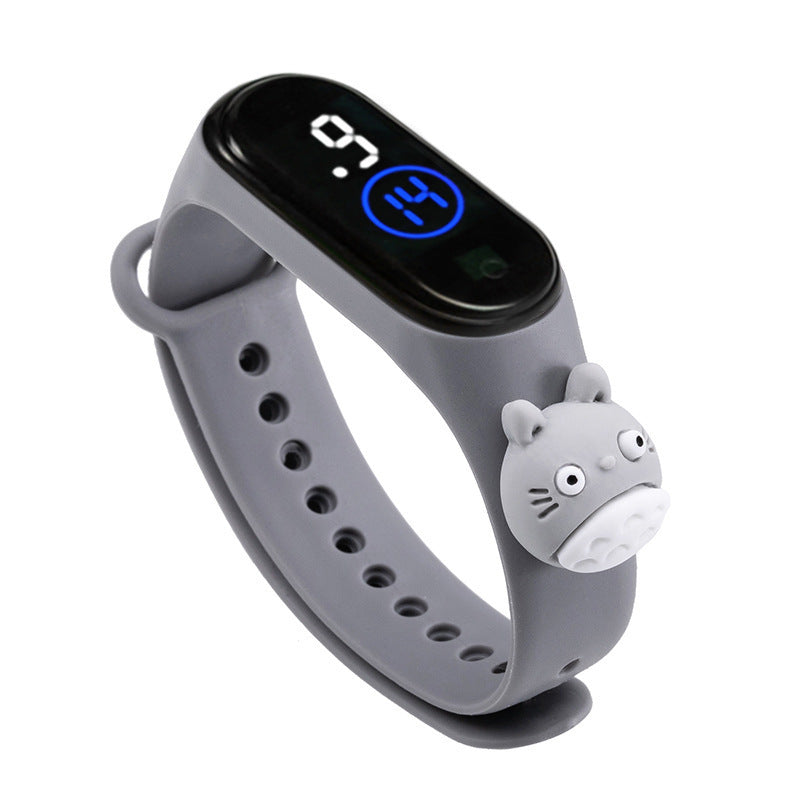 HKM-573331 Children's Cartoon Watch with World Time and 24-Hour Signal Function