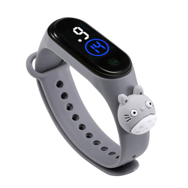 HKM-573331 Children's Cartoon Watch with World Time and 24-Hour Signal Function