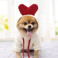 HKM-5733821 Apple Costume for Small Dogs and Cats - Fruity Cotton Vest Shirt for Pets