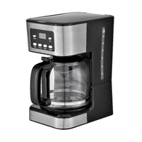 HKM-573395 Professional 1.5 L Drip Coffee Maker with LED Display for 12 Cups Brewing