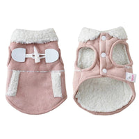 HKM-5734077 Cozy Lamb Velvet Dog Costume for Small Pets