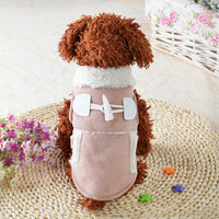 HKM-5734077 Cozy Lamb Velvet Dog Costume for Small Pets