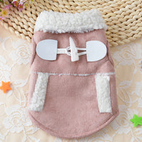 HKM-5734077 Cozy Lamb Velvet Dog Costume for Small Pets