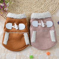 HKM-5734077 Cozy Lamb Velvet Dog Costume for Small Pets