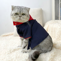 HKM-5734717 Universal Cat and Dog Hoodie Photo Props in Polygonum Cuspidatum Color, Small and Medium Sizes Available