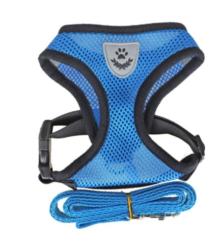 HKM-5735229 High-End Multi-Color Mesh Dog Harness for Comfortable Walks