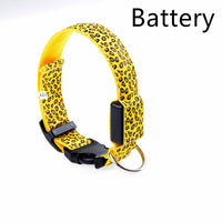HKM-5737405 Rechargeable LED Dog Collar for Safety and Visibility at Night